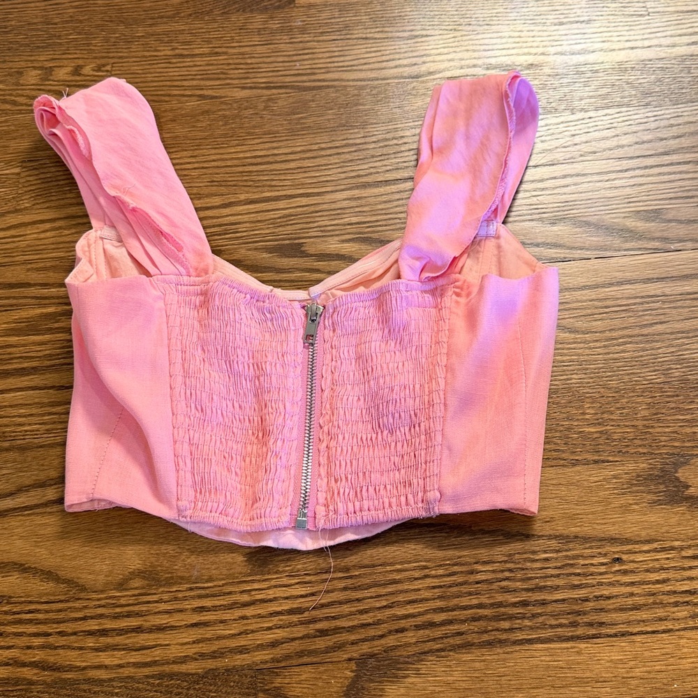 Beginning Boutique Blush Pink Top Size 8 - Picture 3 of 3
